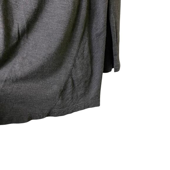 J Jill Long Sleeve Button Front Top Roll Tab Sleeves Sz M (2431) - Picture 4 of 5